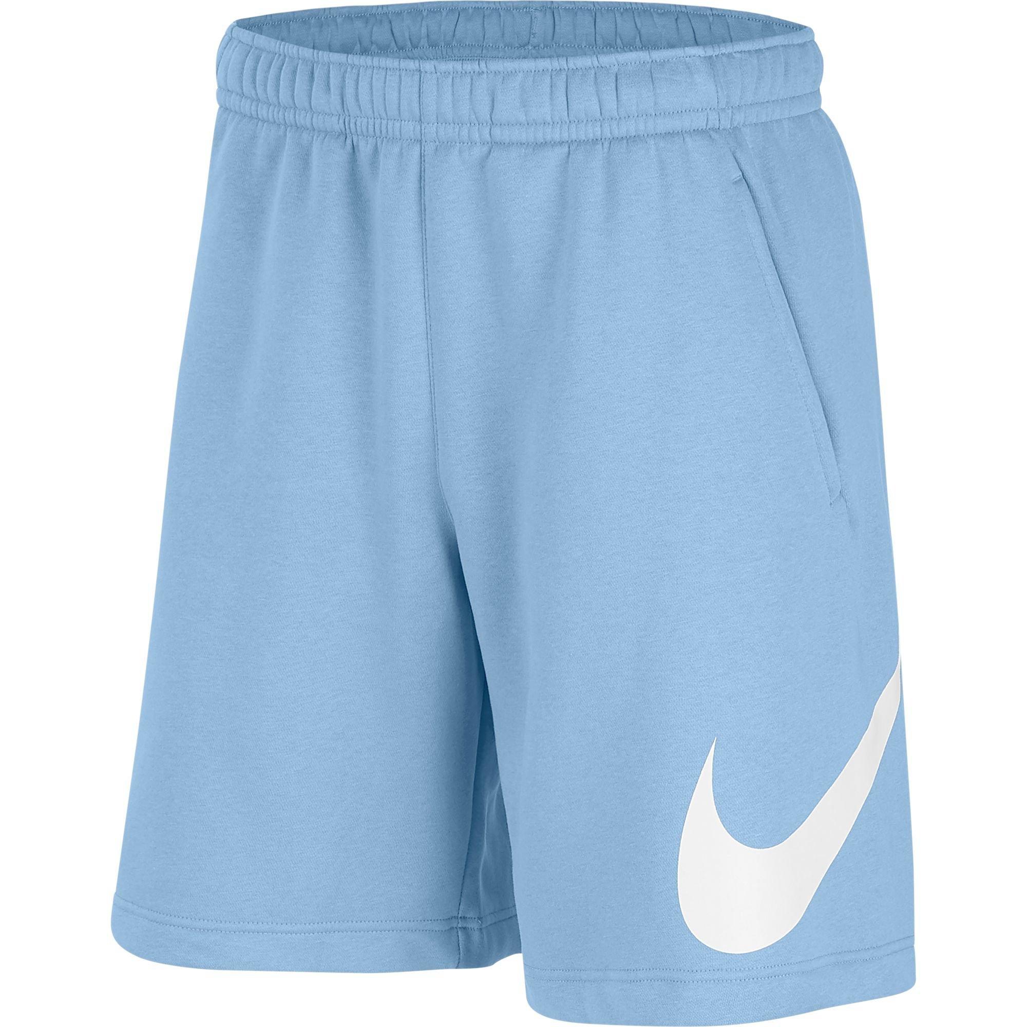 Baby blue shop nike sweat shorts